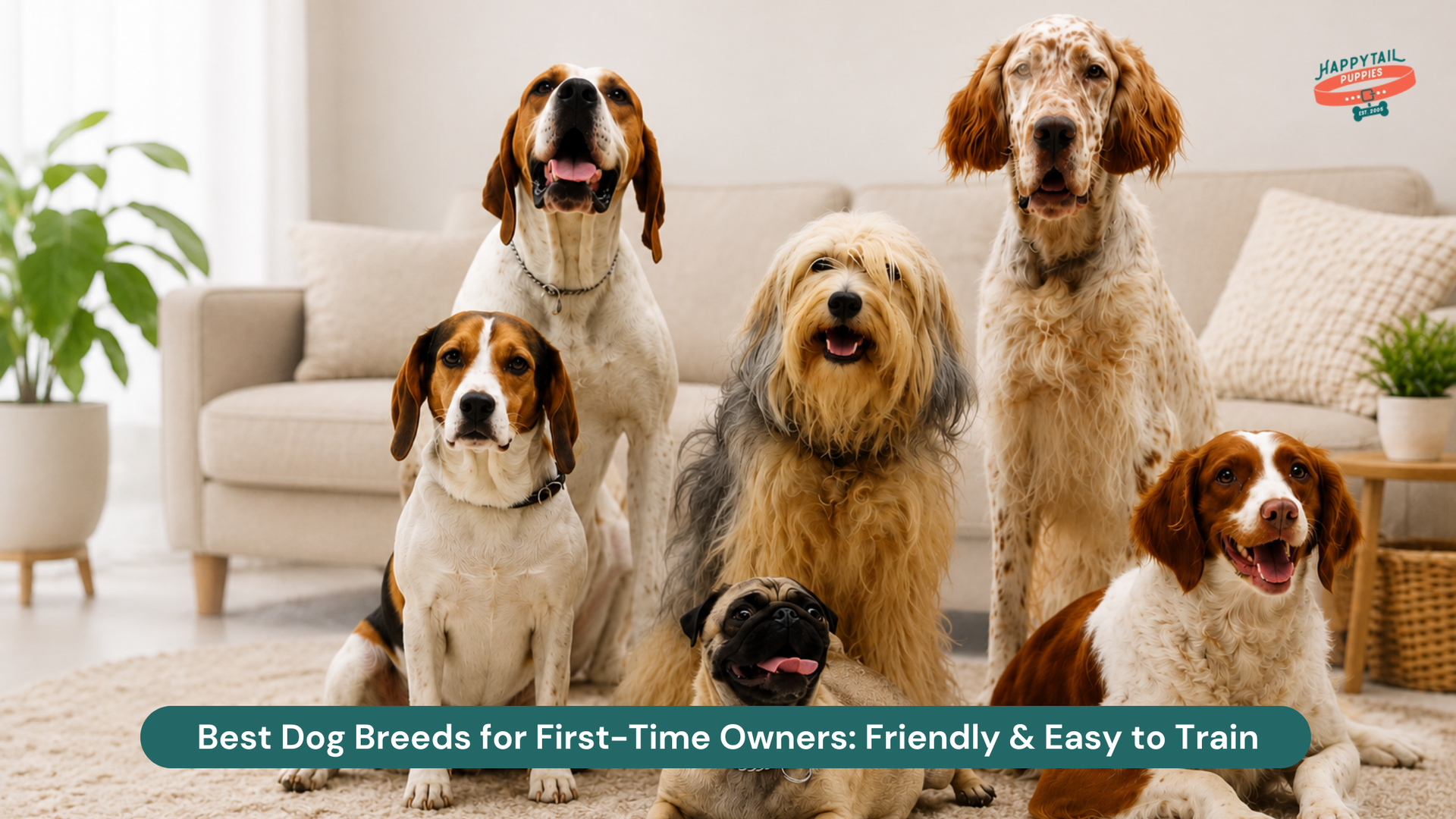 15 Best Dog Breeds for First-Time Owners: Friendly & Easy to Train