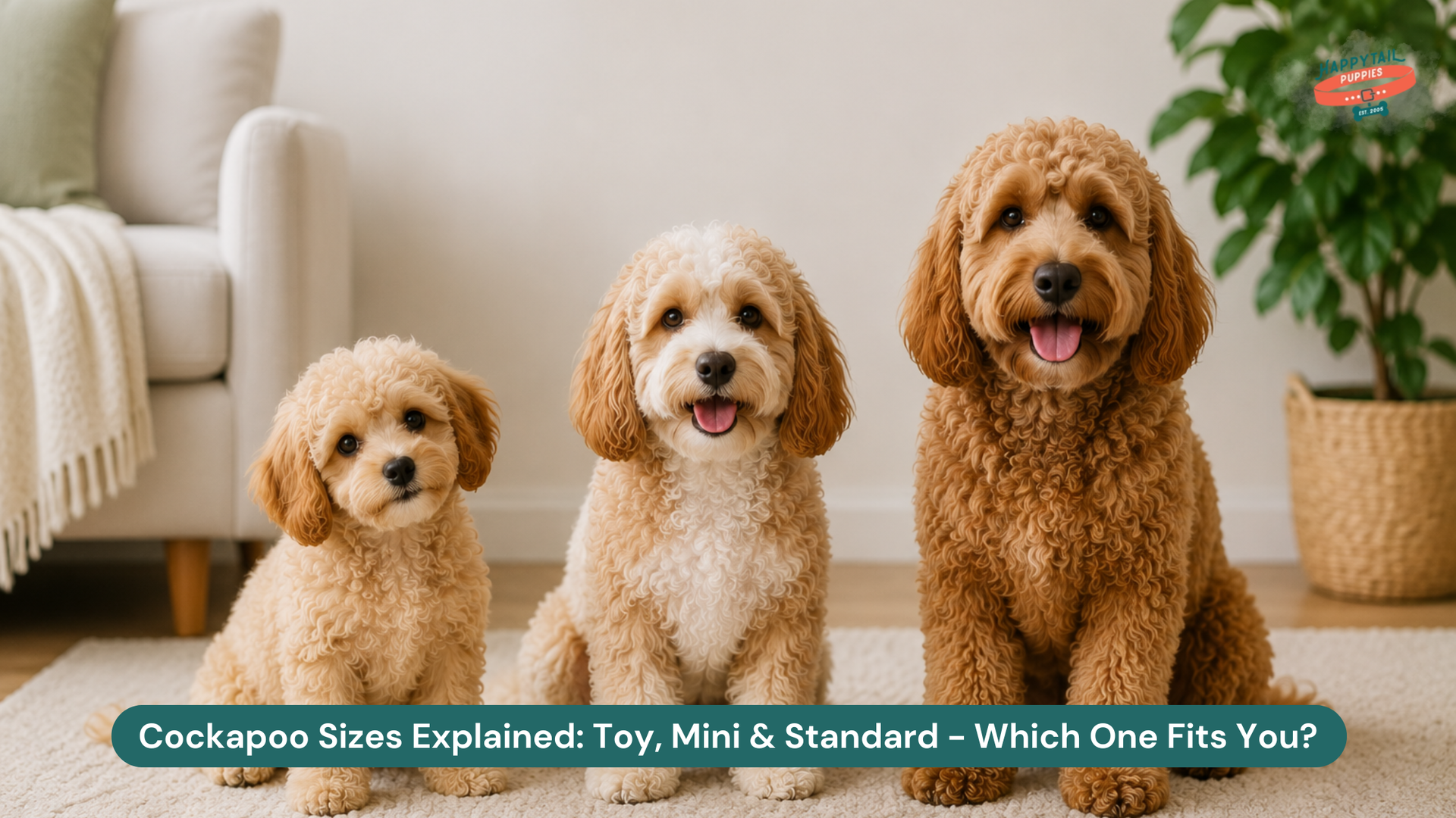 Cockapoo Sizes Explained: Toy, Mini & Standard - Which One Fits You?