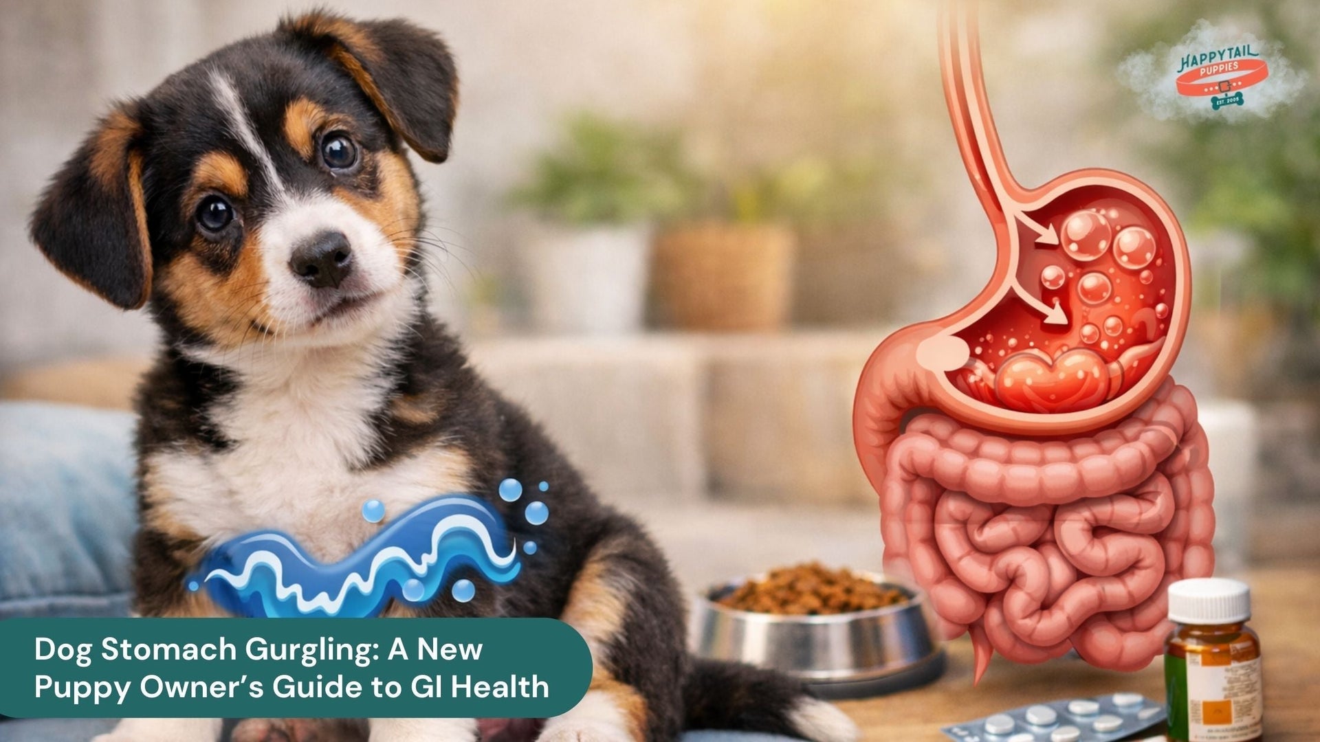 Dog Stomach Gurgling: A New Puppy Owner’s Guide to GI Health