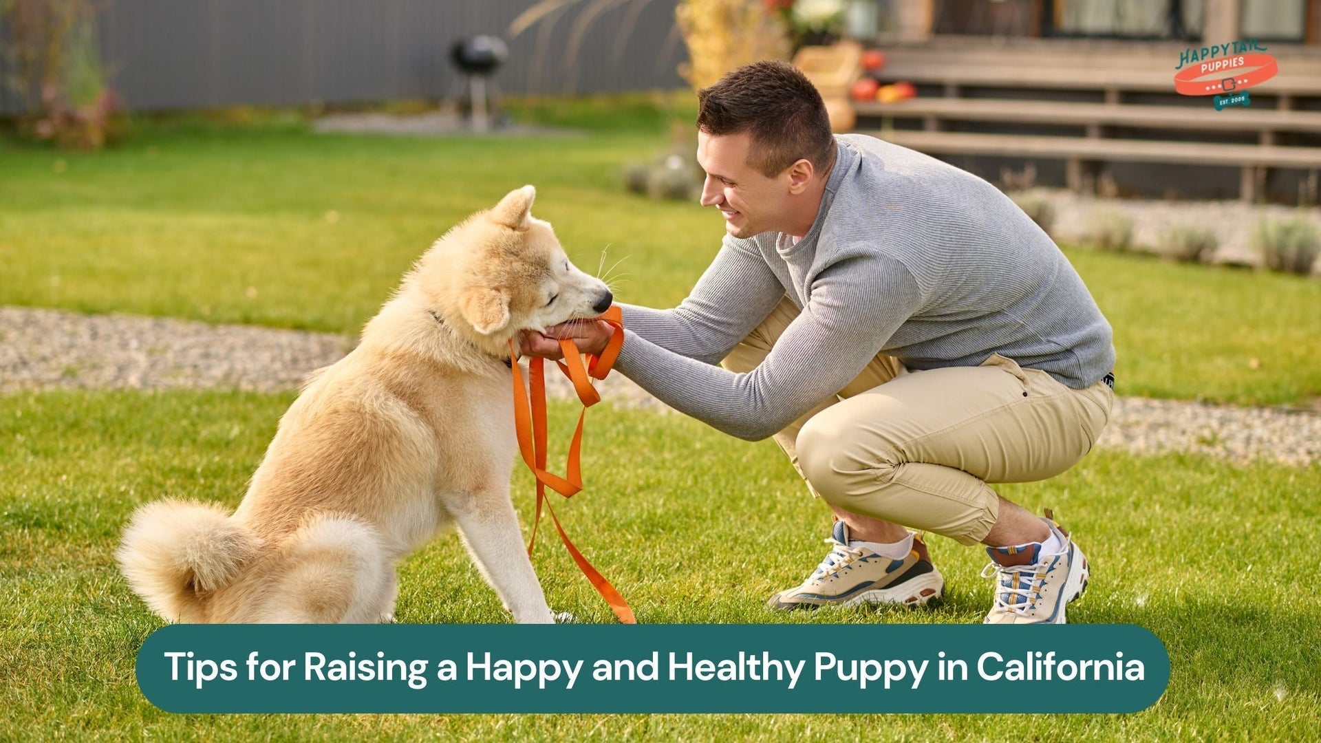 Tips for Raising a Happy and Healthy Puppy in California