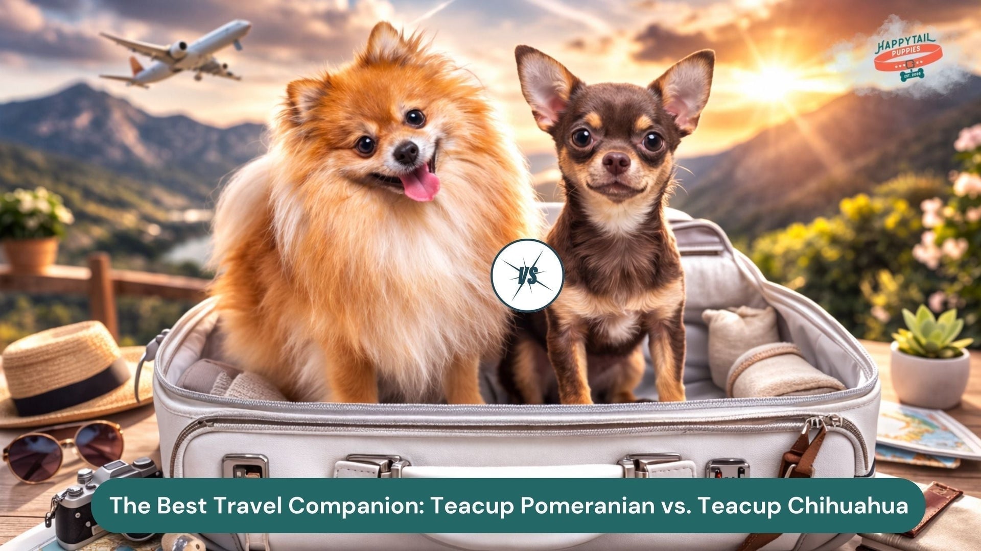 The Best Travel Companion: Teacup Pomeranian vs. Teacup Chihuahua