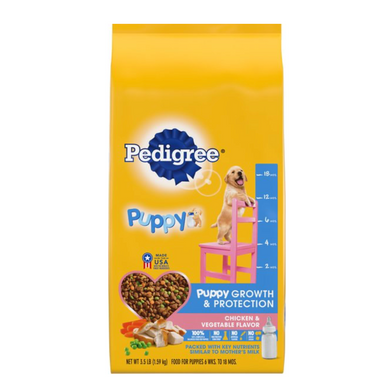 3lb Pedigree Puppy Growth & Protection - Dry Dog Food
