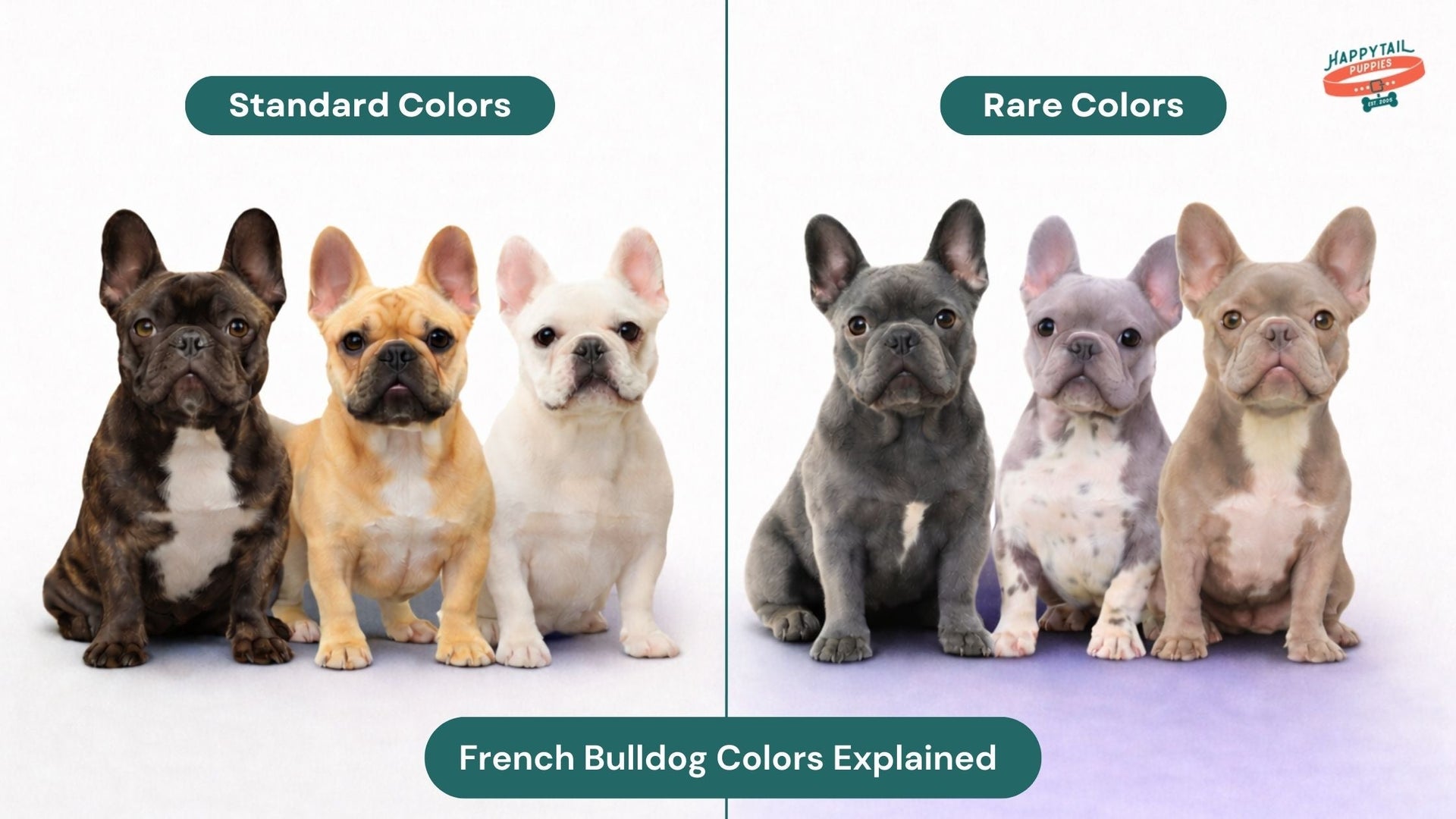 French Bulldog Colors Explained: Standard vs. Rare Colors