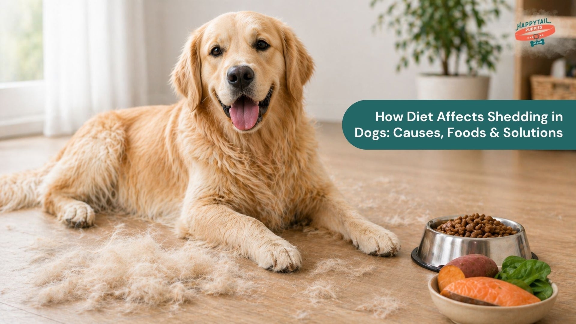 How Diet Affects Shedding in Dogs: Causes, Foods & Solutions