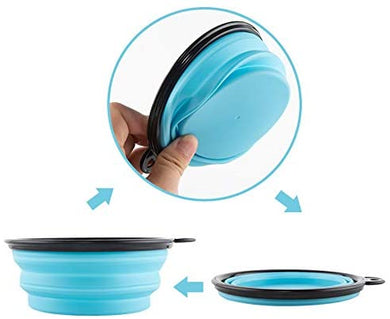 Collapsible Silicone Travel Dog Bowl